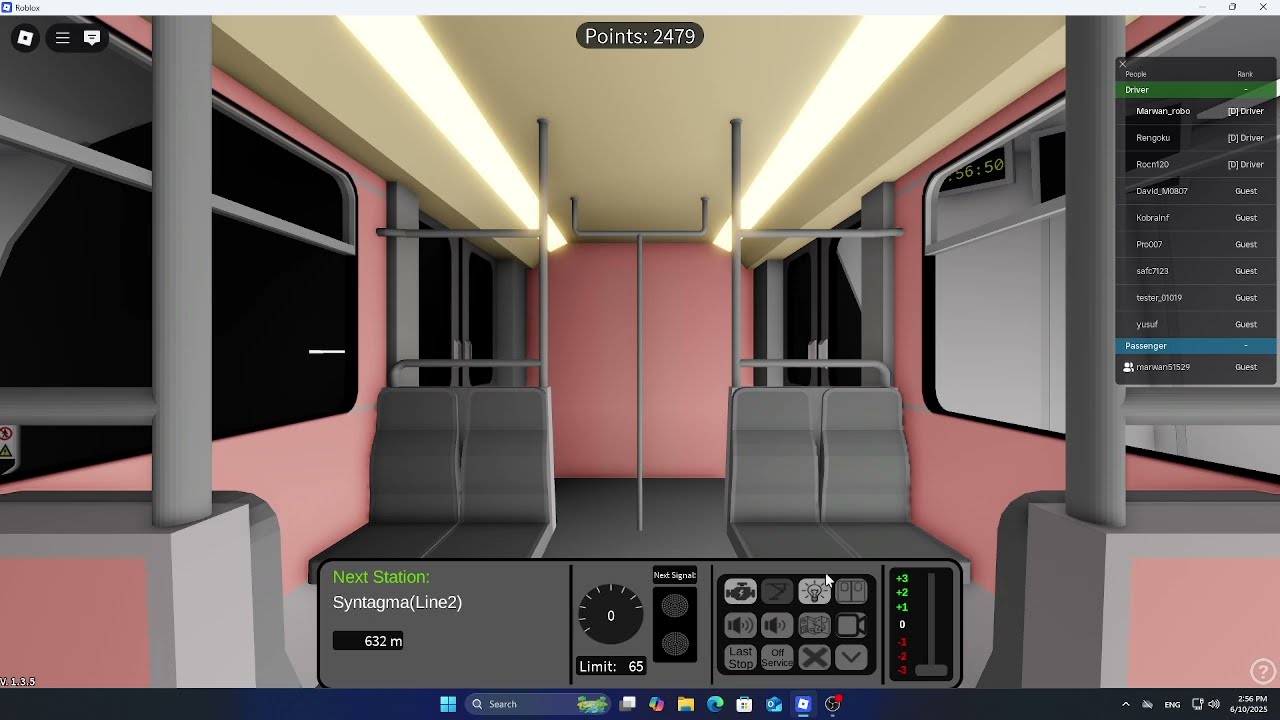 Roblox Athens Metro Transport Line 2 Sepolia - Dafni 1st Gen.