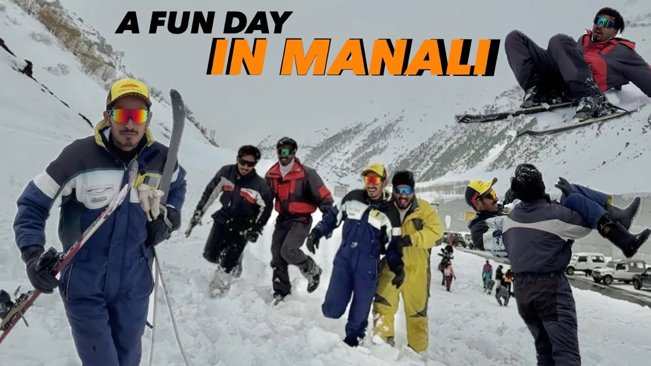 A FUN DAY IN MANALI 🤣😍🤍 #manali #fun #vlog #travel 