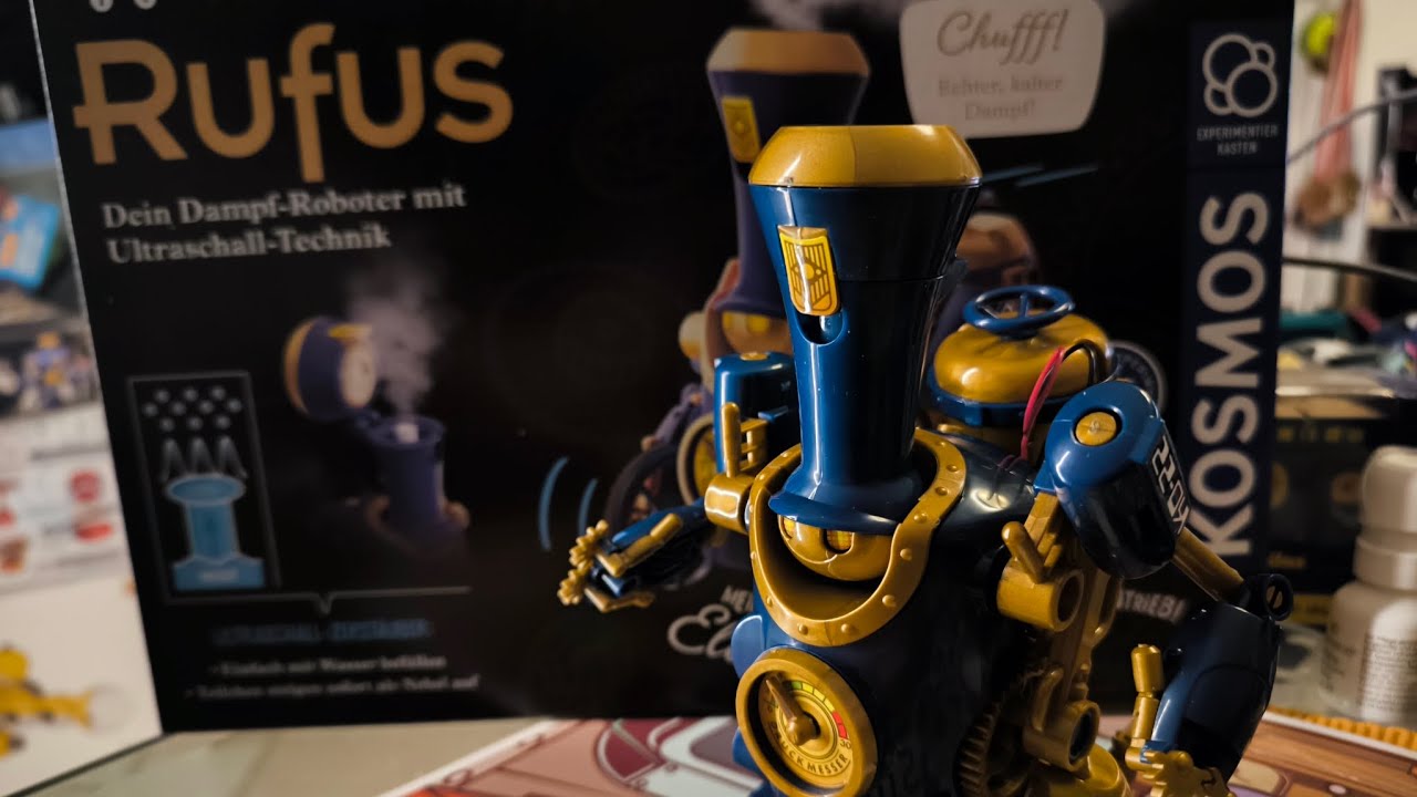Kosmos Rufus - Dampf Roboter Experimentierset - Realtime Build @KosmosDe