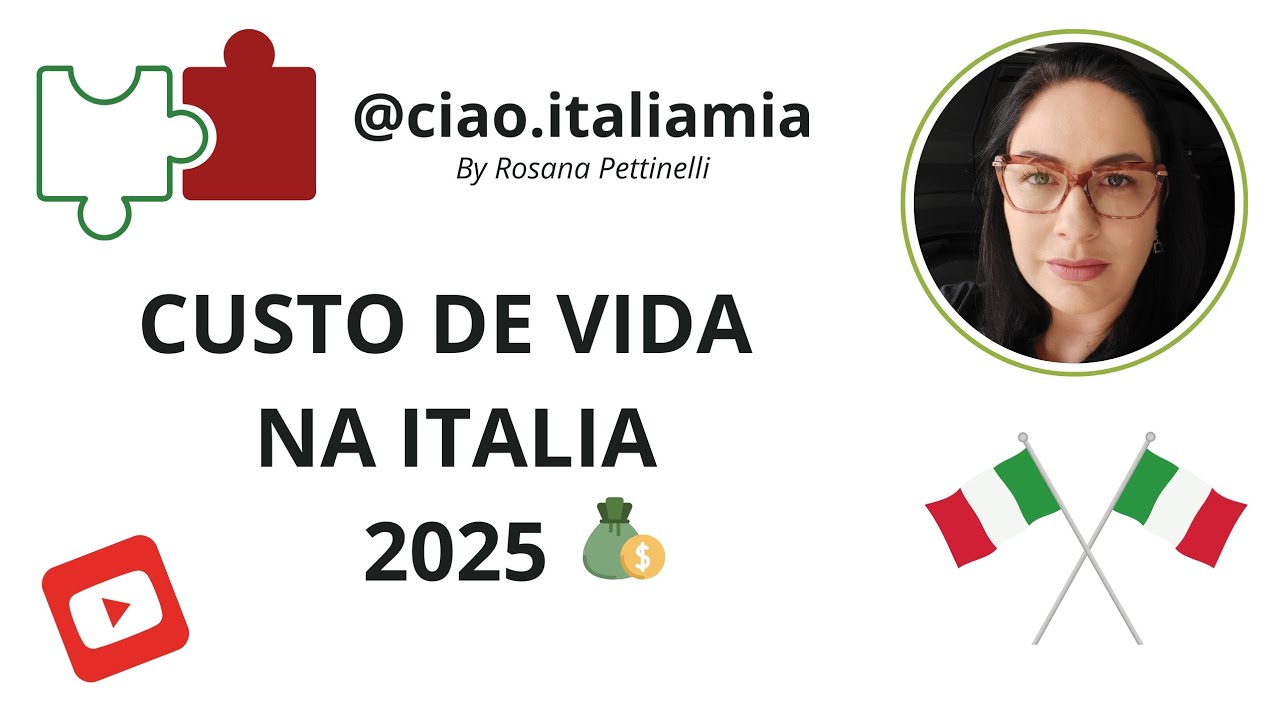 Custo de vida na Italia 2025.  #brasileirosnaitalia #italia #custodevidanaitalia
