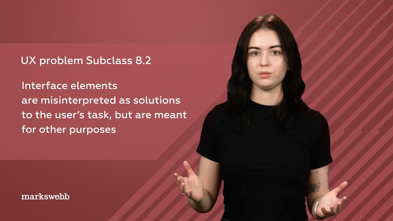 Interface elements that mislead users about available actions – UX Problems Class 8.2