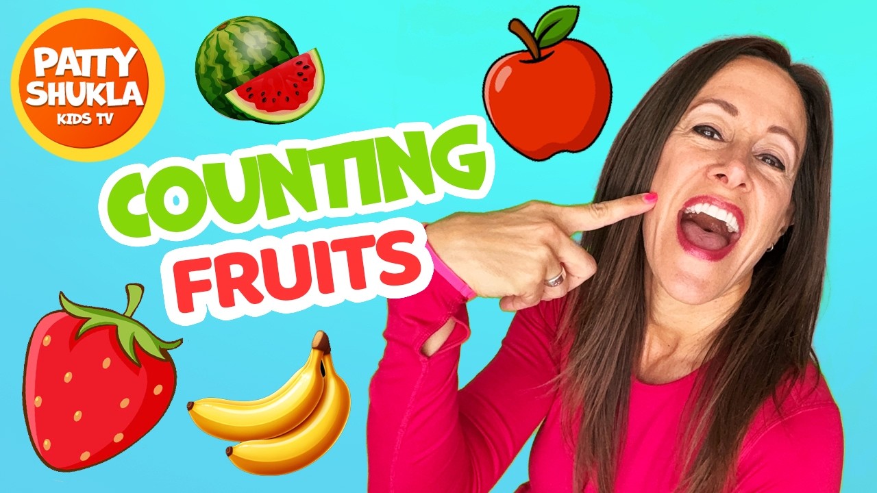 I Like Counting Fruits Children's Song | Numbers Song for Kids | Count 1 to 10 | Patty Shukla