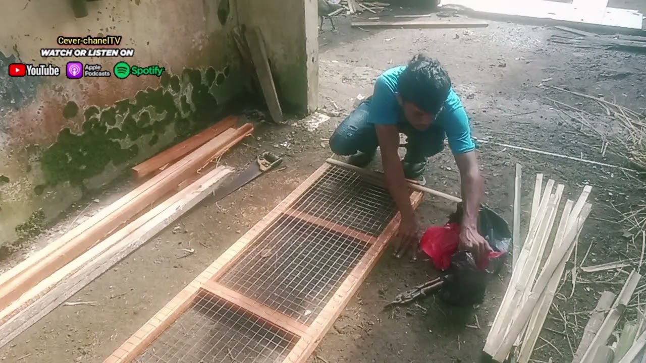 Cara simple memasang jawat ram untuk pintu kandang ayam❗❗❗❗🥶