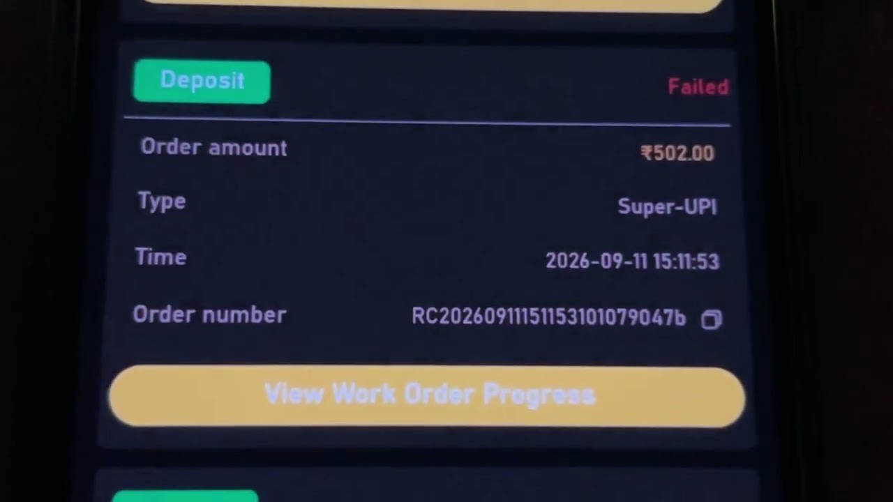 Bdg game deposit failed problem | bdg deposit not received 