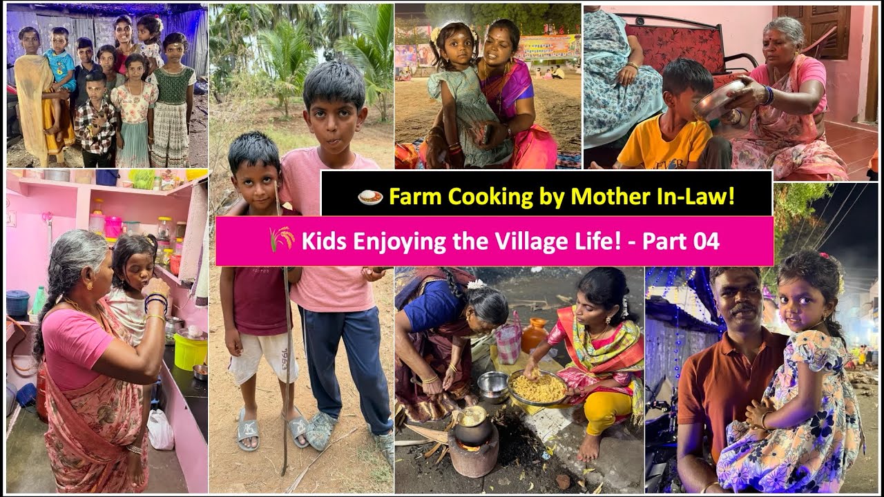 How my Kids adjust ... Village Life in India 🇮🇳 | Breakfast, Farm Day  / Simple Life in India