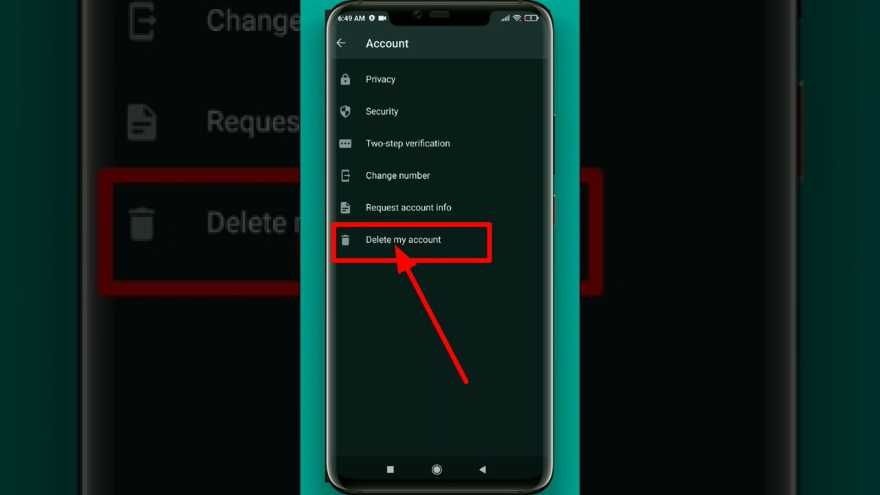 How to delete WhatsApp account permanently || WhatsApp account delete kaise kare #shorts