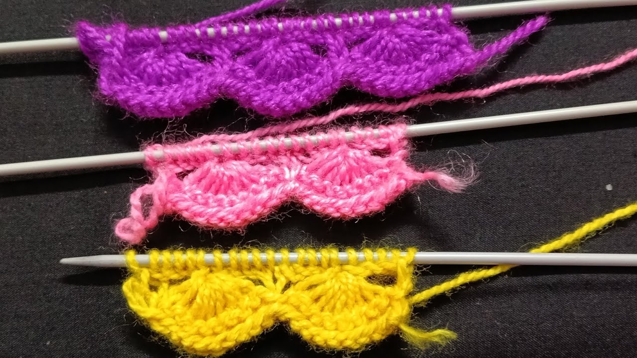 Easy And Beautiful Knitting Pattern Full Tutorial For Beginners #trending #crochet #knitting #diy