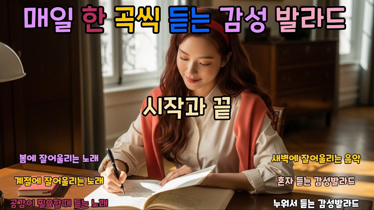 매일 한 곡씩 듣는 감성 발라드 - 시작과 끝 (s127) #발라드 #매일듣는노래