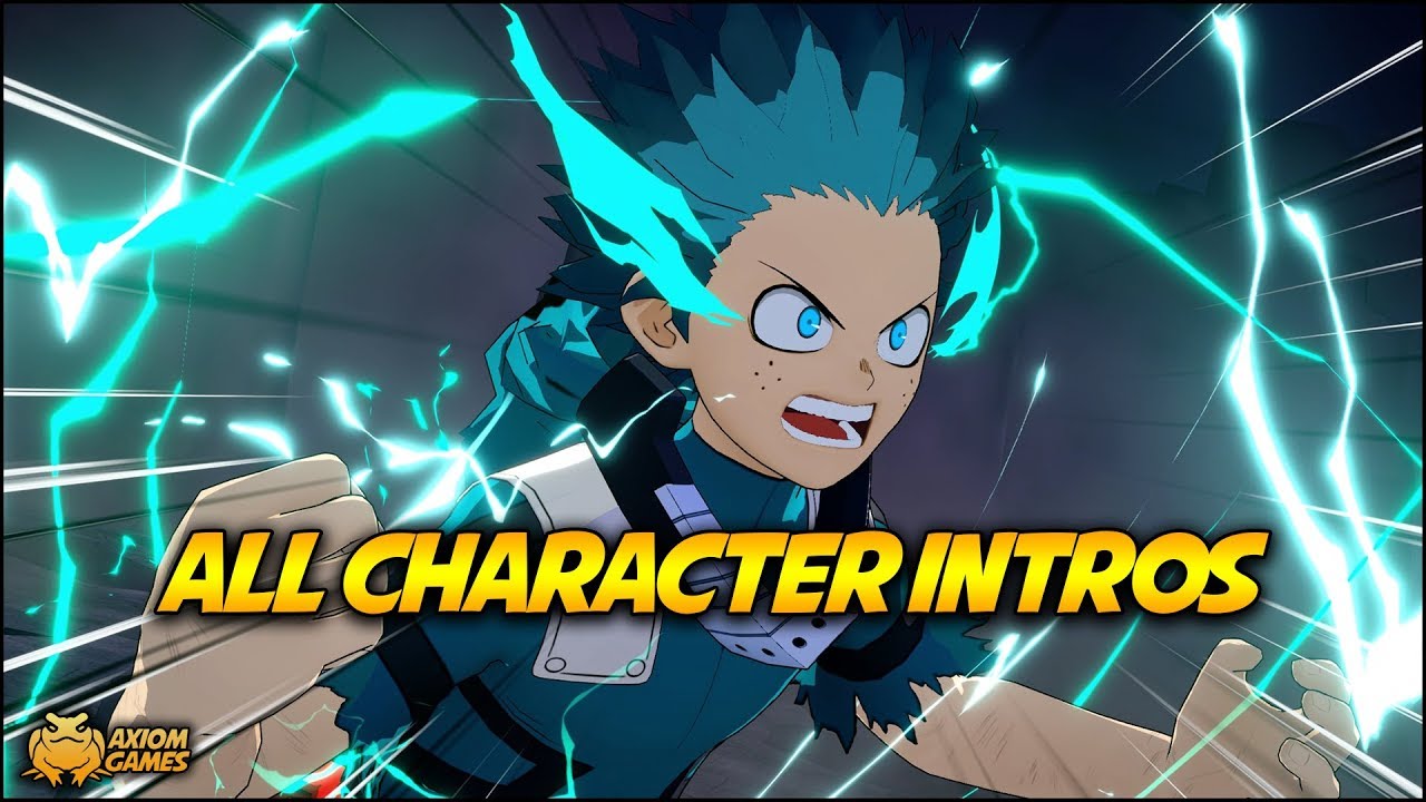 My Hero One's Justice 2 - ALL Character Intros & Outros