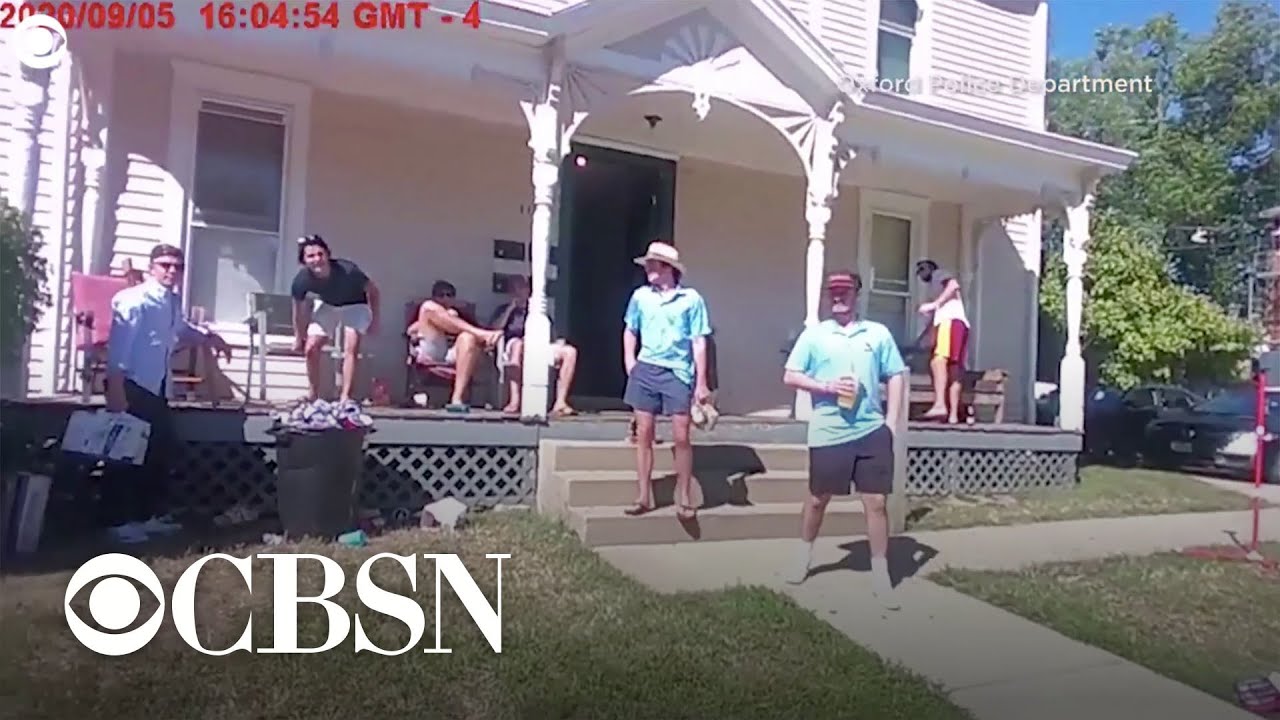 College students admit in police cam video they tested positive for COVID-19 then had a party