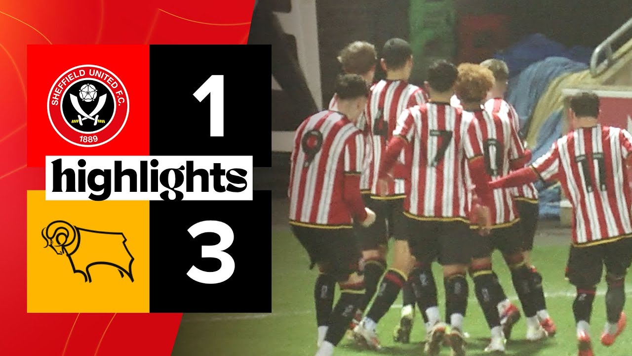 Sheffield United U18s 1-3 Derby County U18s | FA Youth Cup highlights