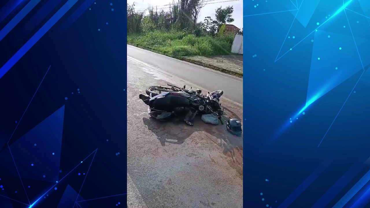 ACIDENTE ENTRE ÔNIBUS ESCOLAR E MOTOCICLISTA NA BR 402 FOI O TERCEIRO EM 24hs NO MESMO TRECHO
