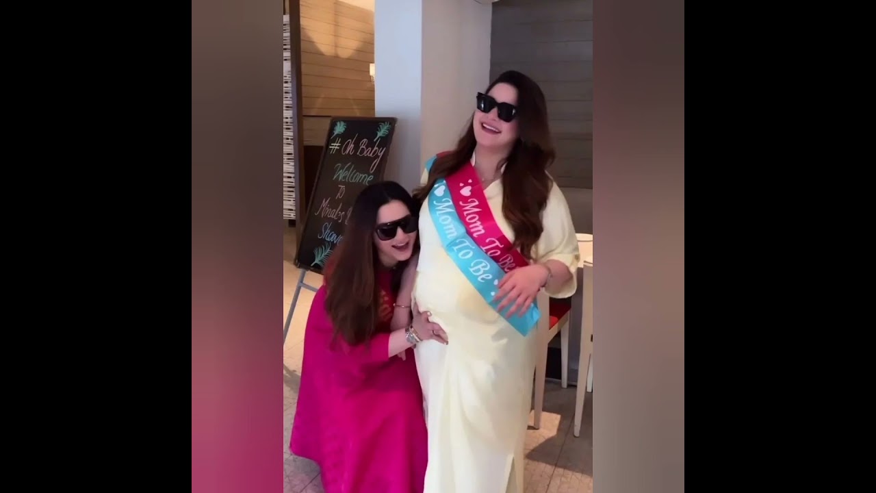 Pregnant Minal khan Grand Baby Shower 👶👶