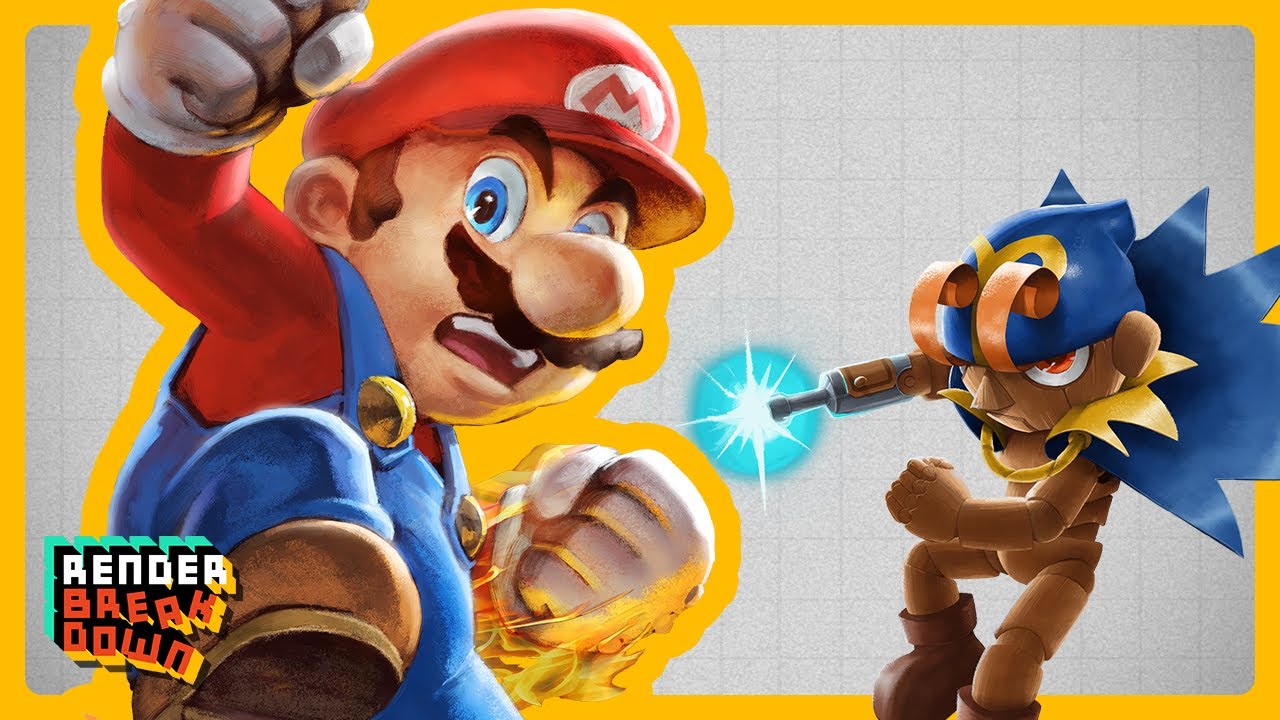 The Smash Bros. Banner Art Style | Render Breakdown