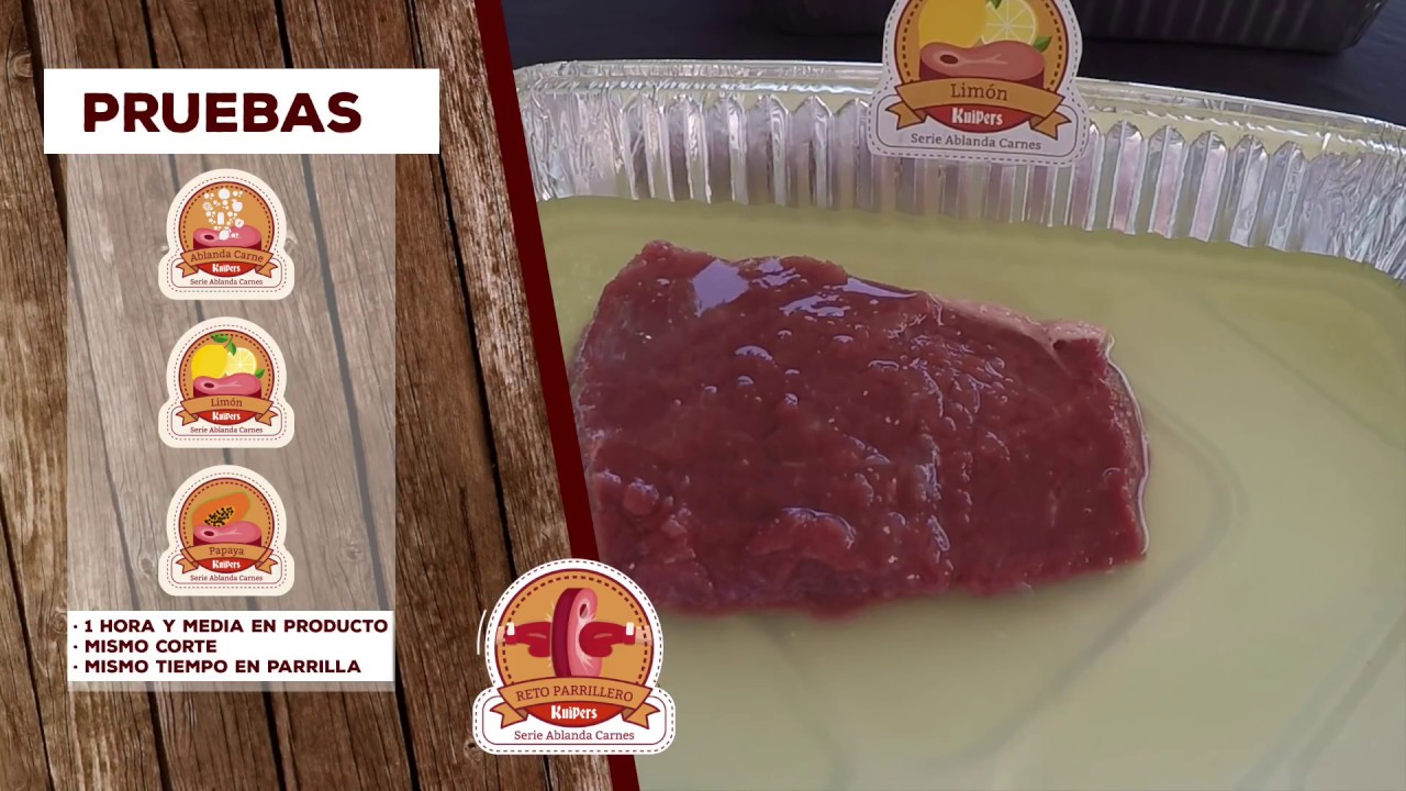 Cómo suavizar carnes? LIMON · POLVO· PAPAYA |Como ablandar la carne| Estilo Kuipers Parrilla |Asados