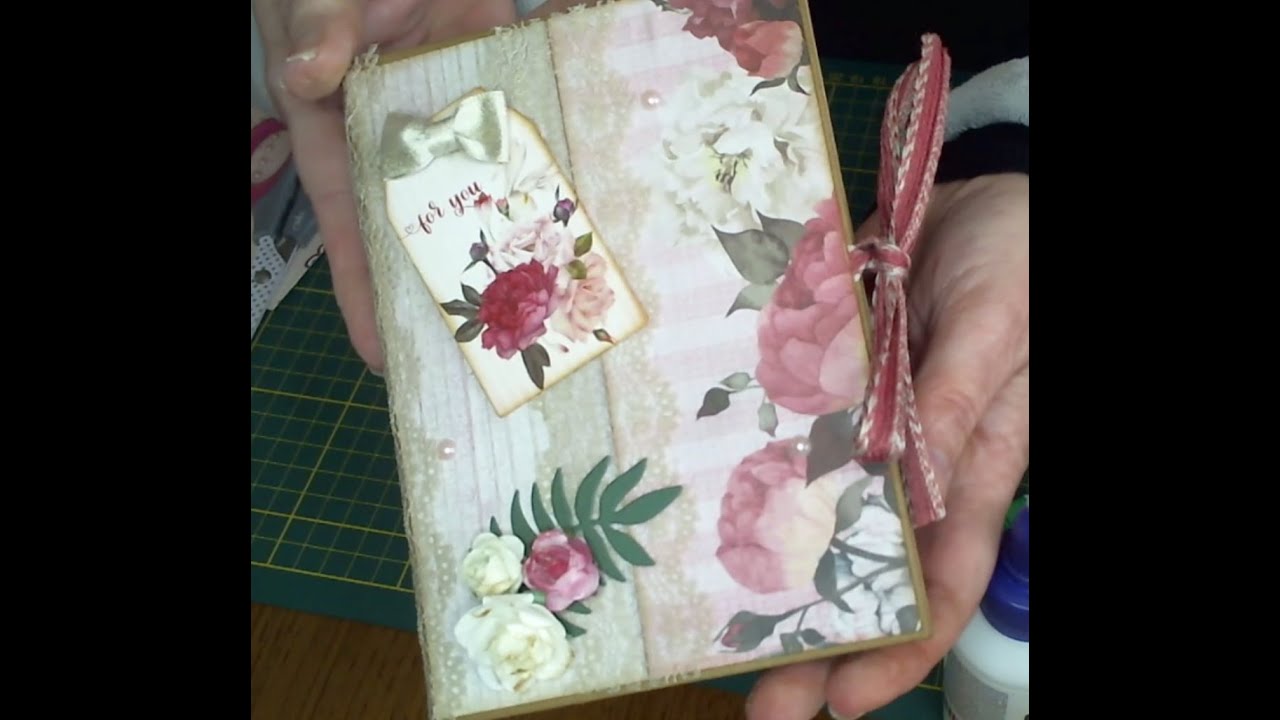 TUTO: Mini album avec enveloppes et cartes ( Partie 3) : Le rabat de la dernière page