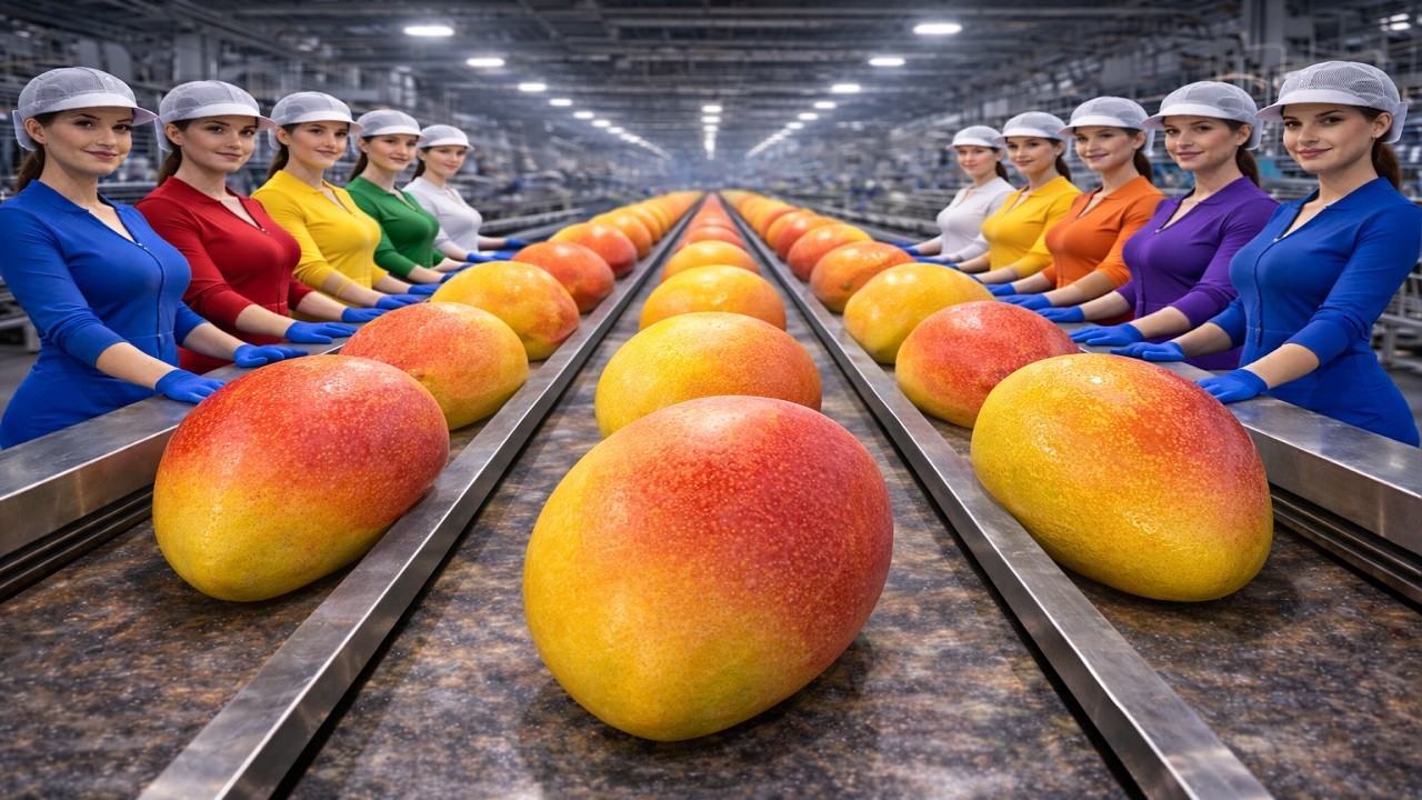 Inside the Mango Powder Factory – How Millions of Units Are Made Daily