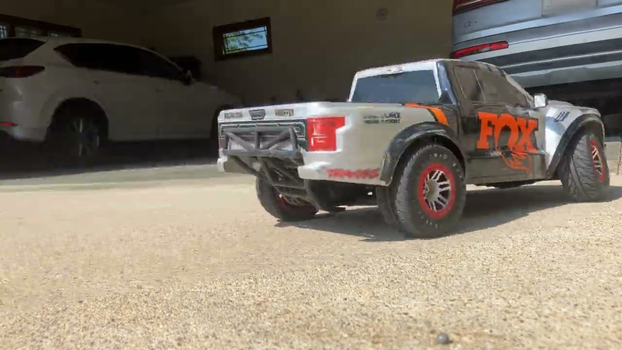 The Traxxas F150 Raptor 2WD is very fast with upgrades!