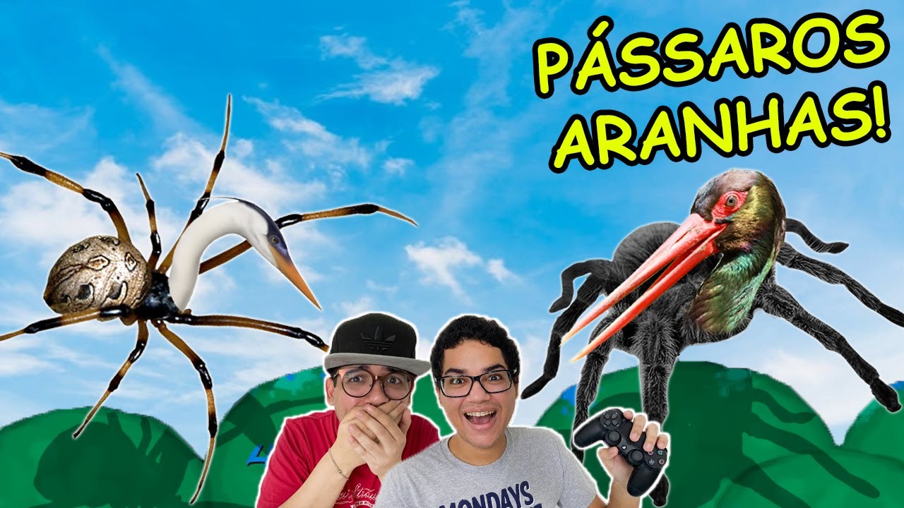 A BATALHA DOS PÁSSAROS-ARANHAS - QUEM VENCEU? (STAB! STAB! STAB!)