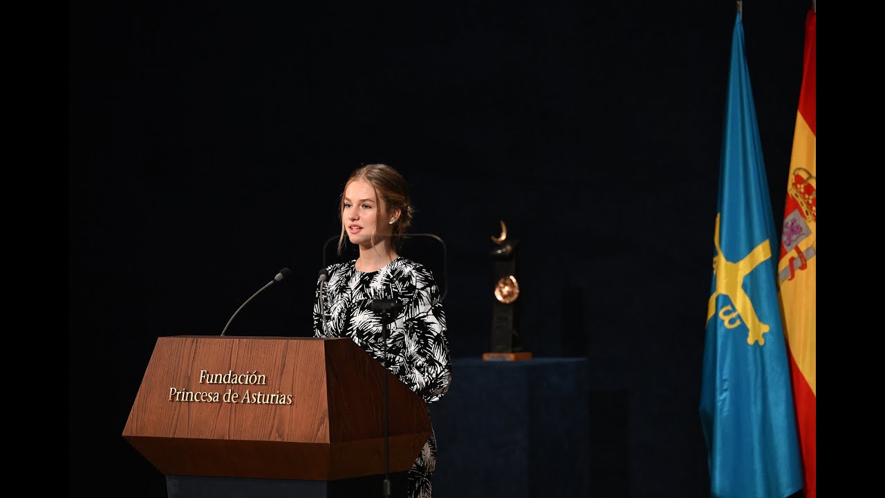 Speech by HRH the Princess of Asturias during the 2022 Princess of Asturias Awards ceremony