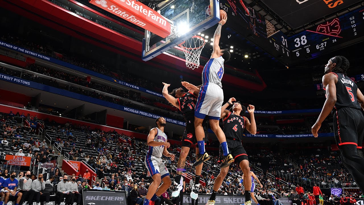 Detroit Pistons Highlights | Trey Lyles scores records 21 PTS, 7 REB vs. Toronto Raptors