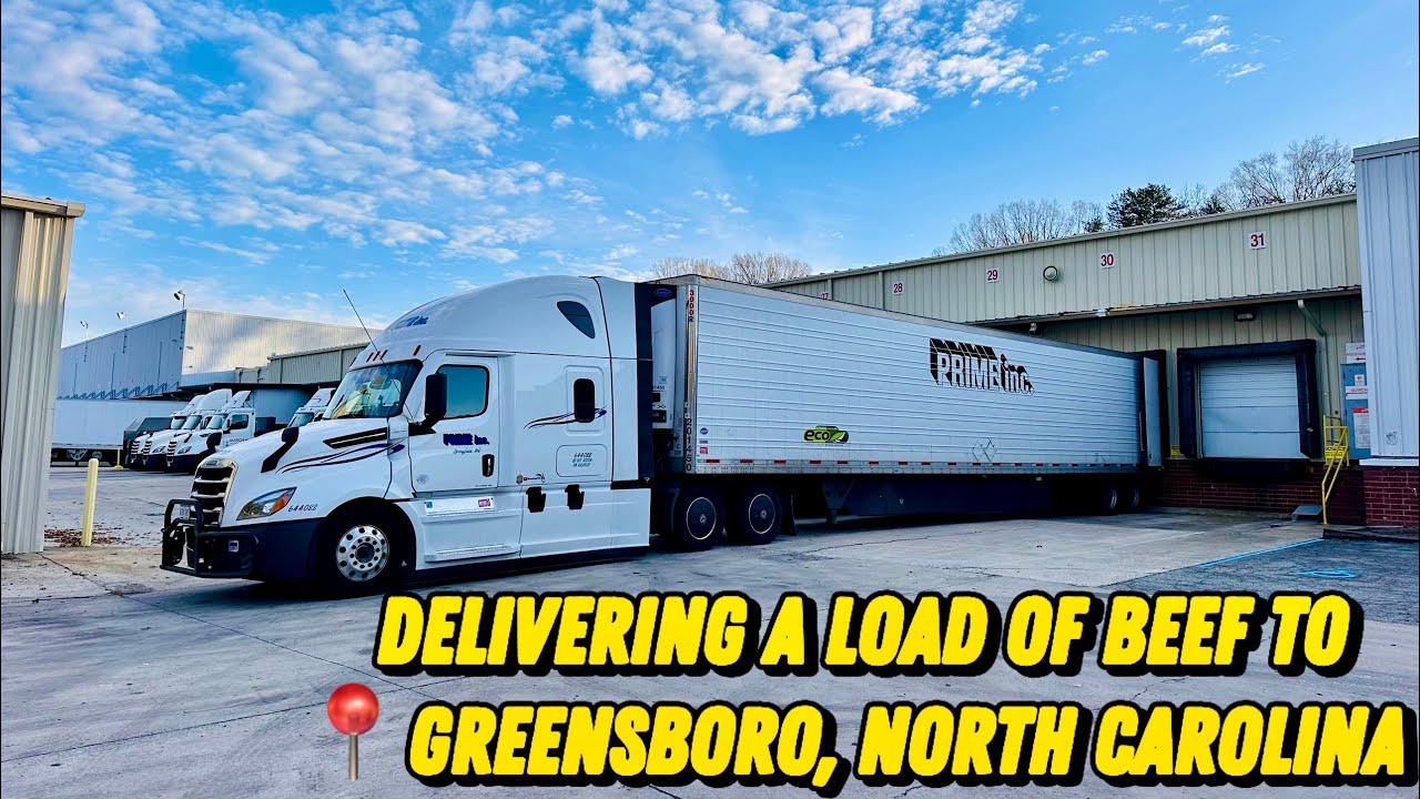Delivering A Load Of Beef To 📍Greensboro, North Carolina (A load before hometime)