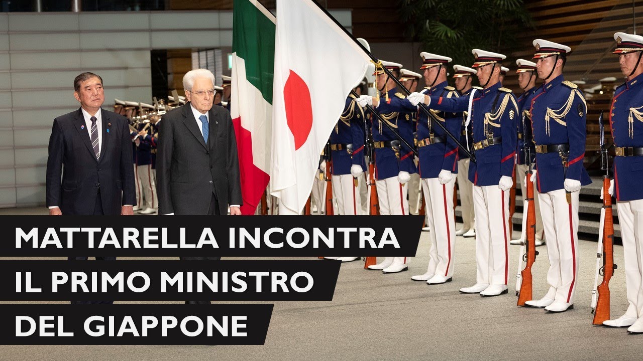 Il Presidente Mattarella incontra il Primo Ministro del Giappone, Shigeru Ishiba.