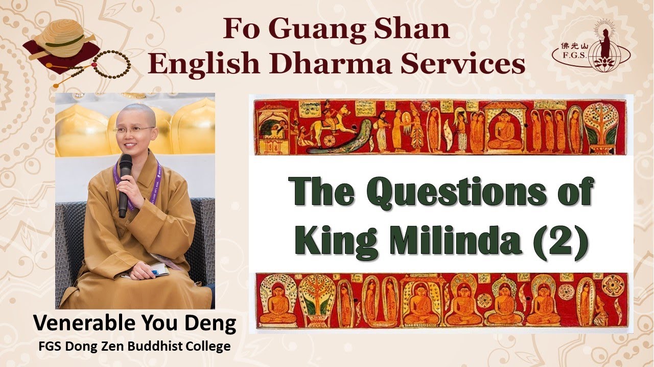 S80010 - The Questions of King Milinda 2 - FGS English Dharma Services