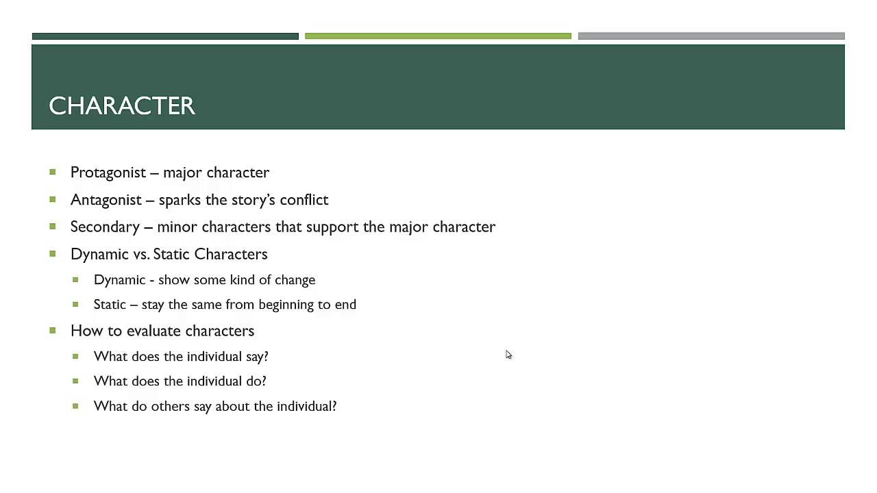 Elements of Fiction