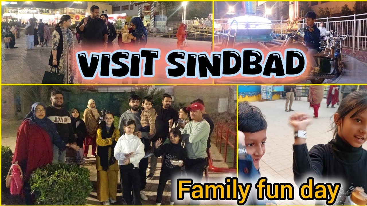 Visit Sindbad Amusement Park😄Day out with  Guests 