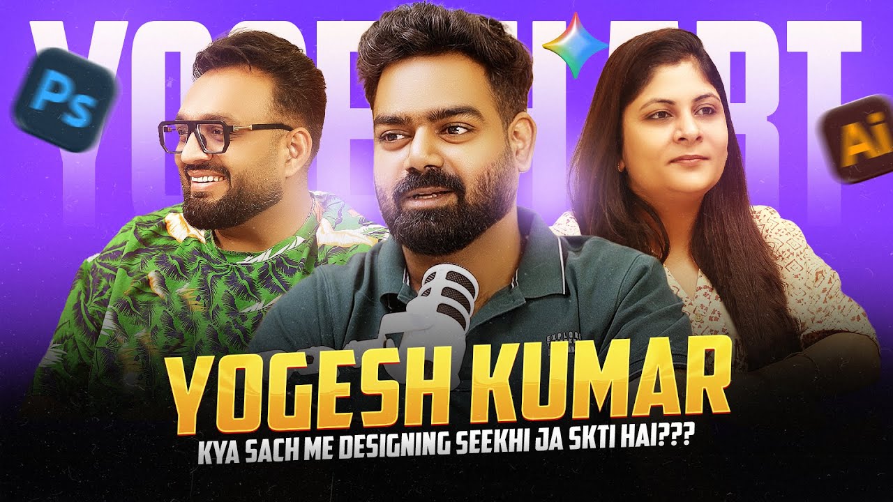 Yogesh Kumar on Can Design Be Learned? AI Danger, Jobs, Freelance & Roadmap | YADS | YogiArts