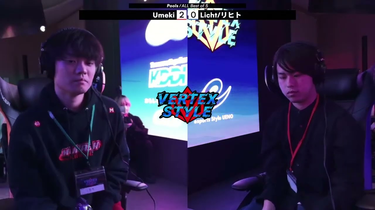 【Vertex Style ＃1】  Winners 128 Umeki vs Licht リヒト