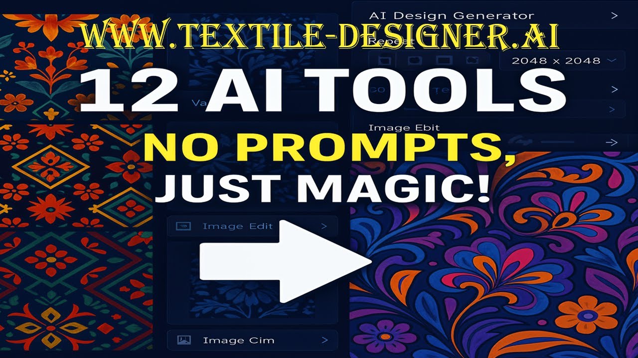 12 Game-Changing AI Tools to Supercharge Your Textile Design – No Prompts Needed!