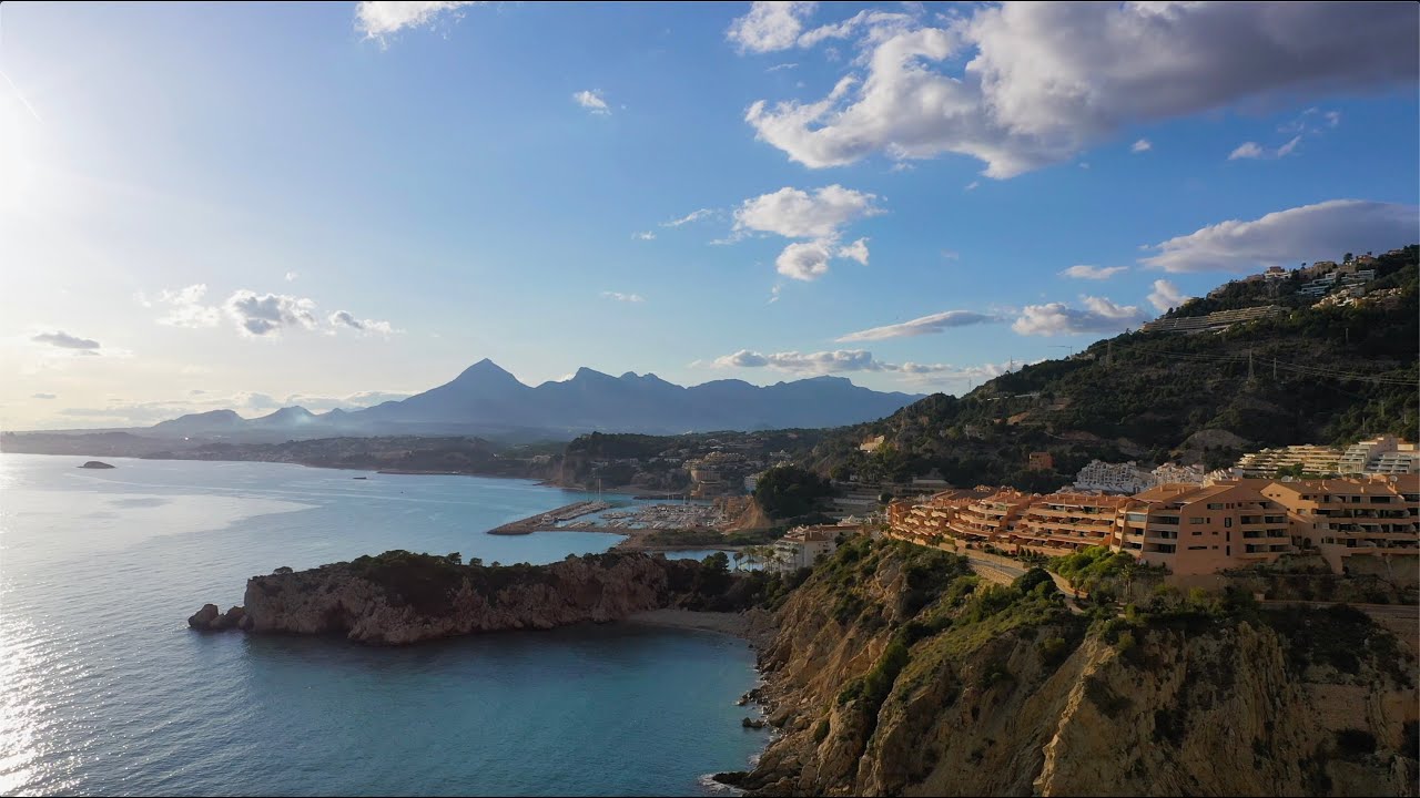 4K Mascarat Altea Beach || DJI Mavic 2 Pro