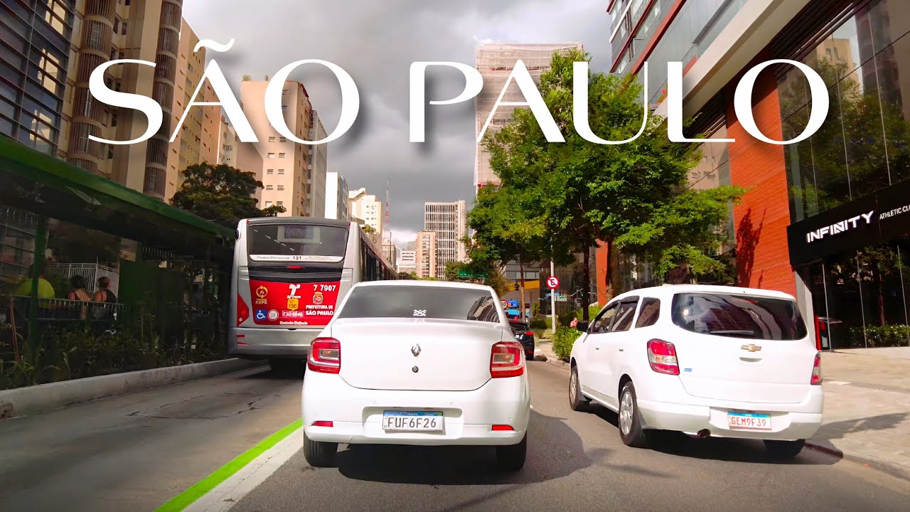 🇧🇷 Jardim Paulista até a Consolação • São Paulo 4K