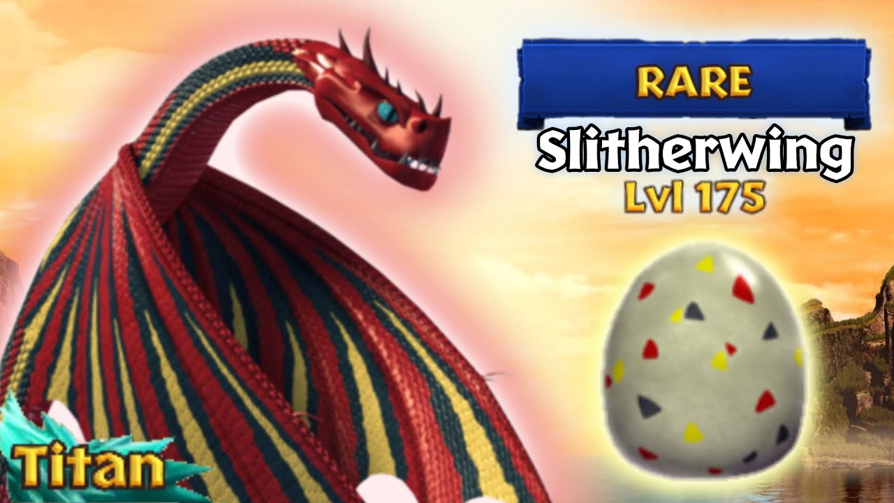 Slitherwing Max Level 175 Titan Mode | Dragons: Rise of Berk