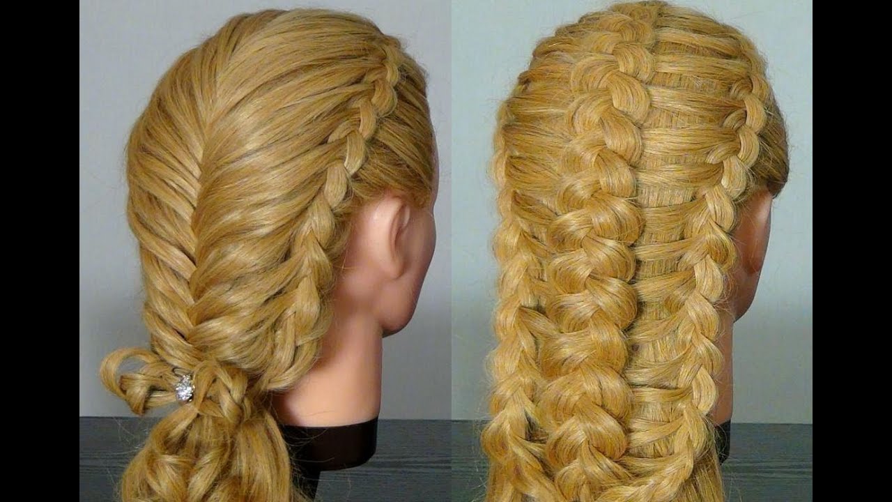 Две прически с плетением. Two Braided hairstyles for long hair tutorial
