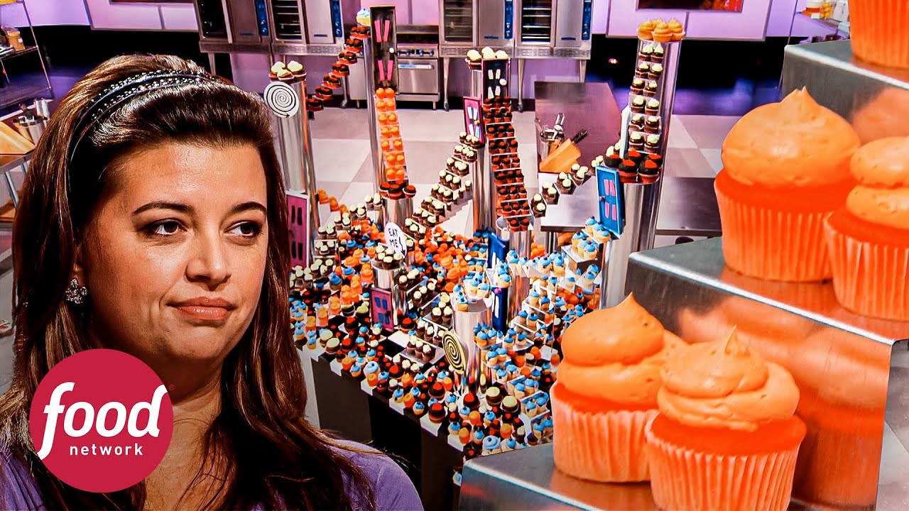 Mil cupcakes de película al estilo de Tim Burton | Cupcake Wars | Food Network Latinoamérica