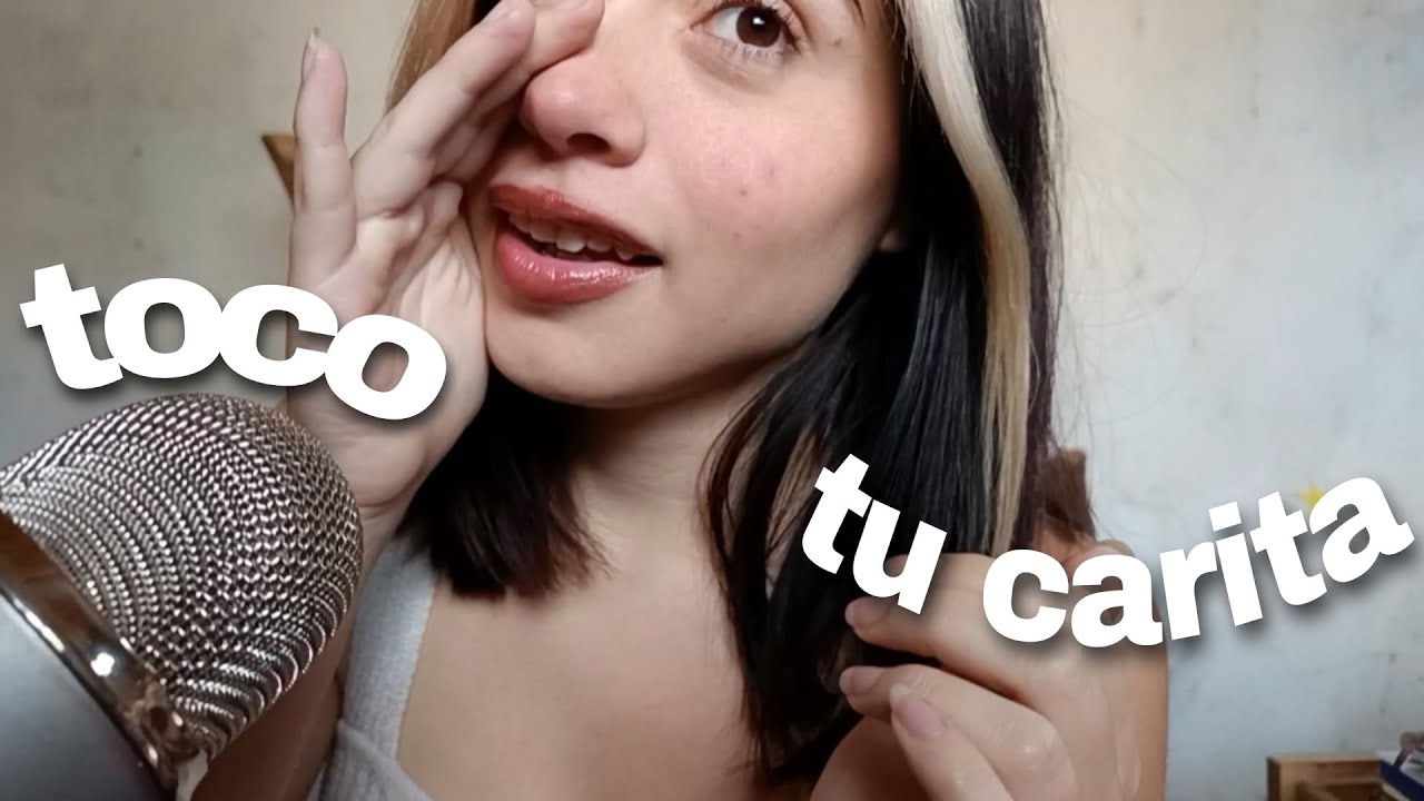 asmr MOUTH SOUNDS INTENSOS mientras TE TOCO LA CARITA 🧤🗿 | ASMR en Español