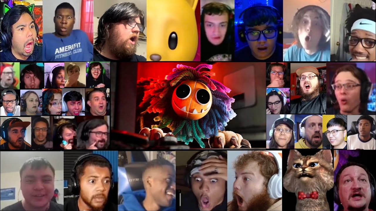 Poppy Playtime Chapter 4 Trailer - Yarnaby Reaction Mashup
