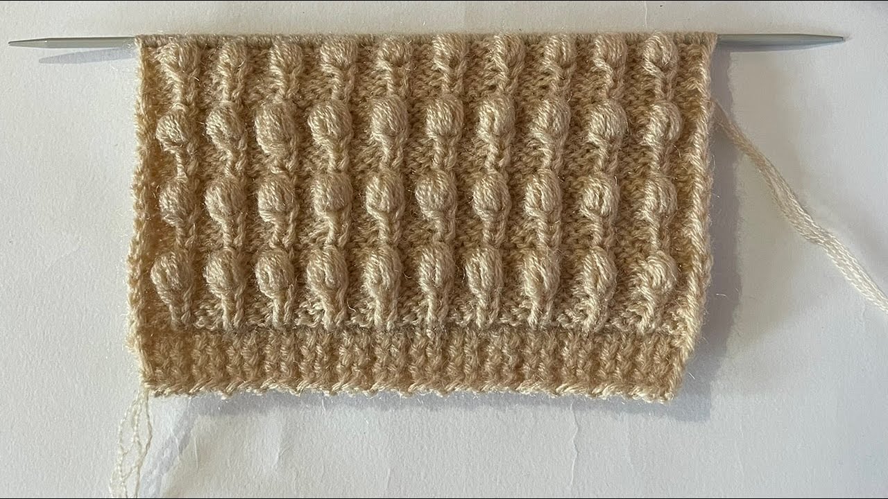Beautiful Knitting Stitch Pattern For Sweaters And Cardigans