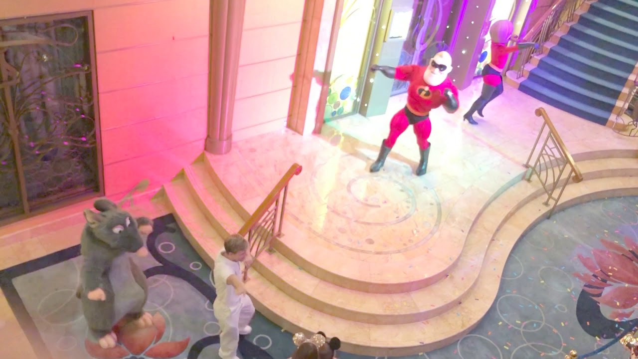 Pixar Pals Dance Party on the Disney Wonder - Alaskan Sailings  2019