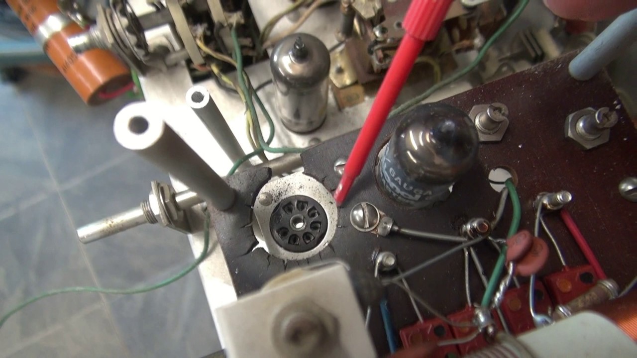 How to repair Johnson Ranger 2 Ham AM CW tube transmitter VFO D-lab