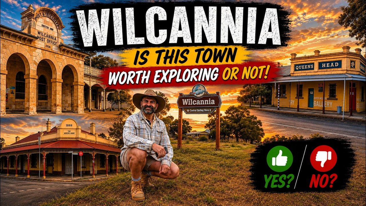 IS THiS TOWN WORTH STOPPiNG iN? / WiLCANNiA HERiTAGE WALK : NEW SOUTH WALES.