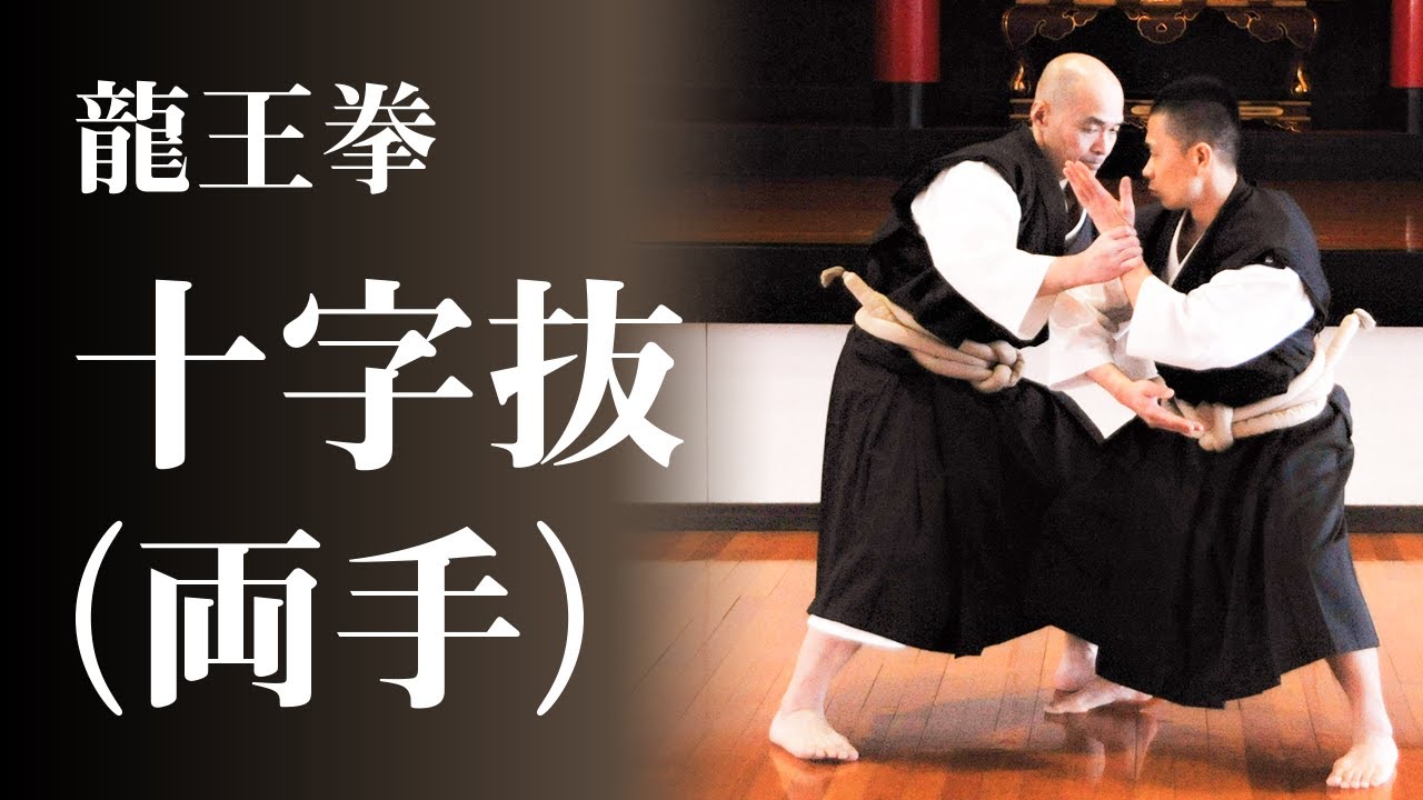 【宗門の行としての少林寺拳法】龍王拳　十字抜（両手）