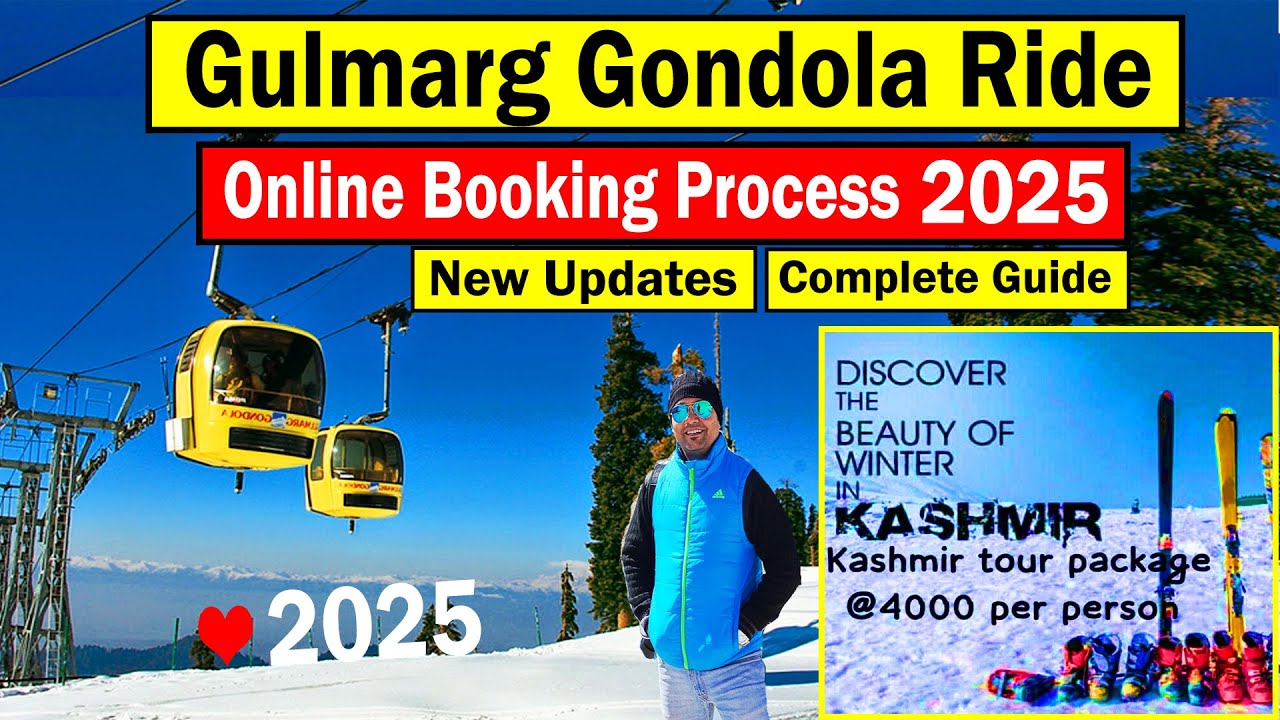 Gondola Ride Gulmarg Online Booking 2025 | New Update | Kashmir Budget Tour Package |