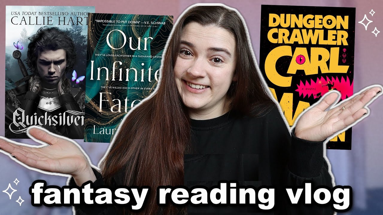 reading popular fantasy books ⚔️✨🎮 [experimental reading vlog]