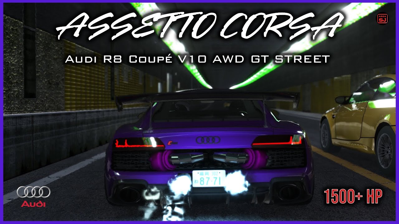 Audi R8 Coupé V10 AWD GT STREET for Assetto Corsa - Download Link!