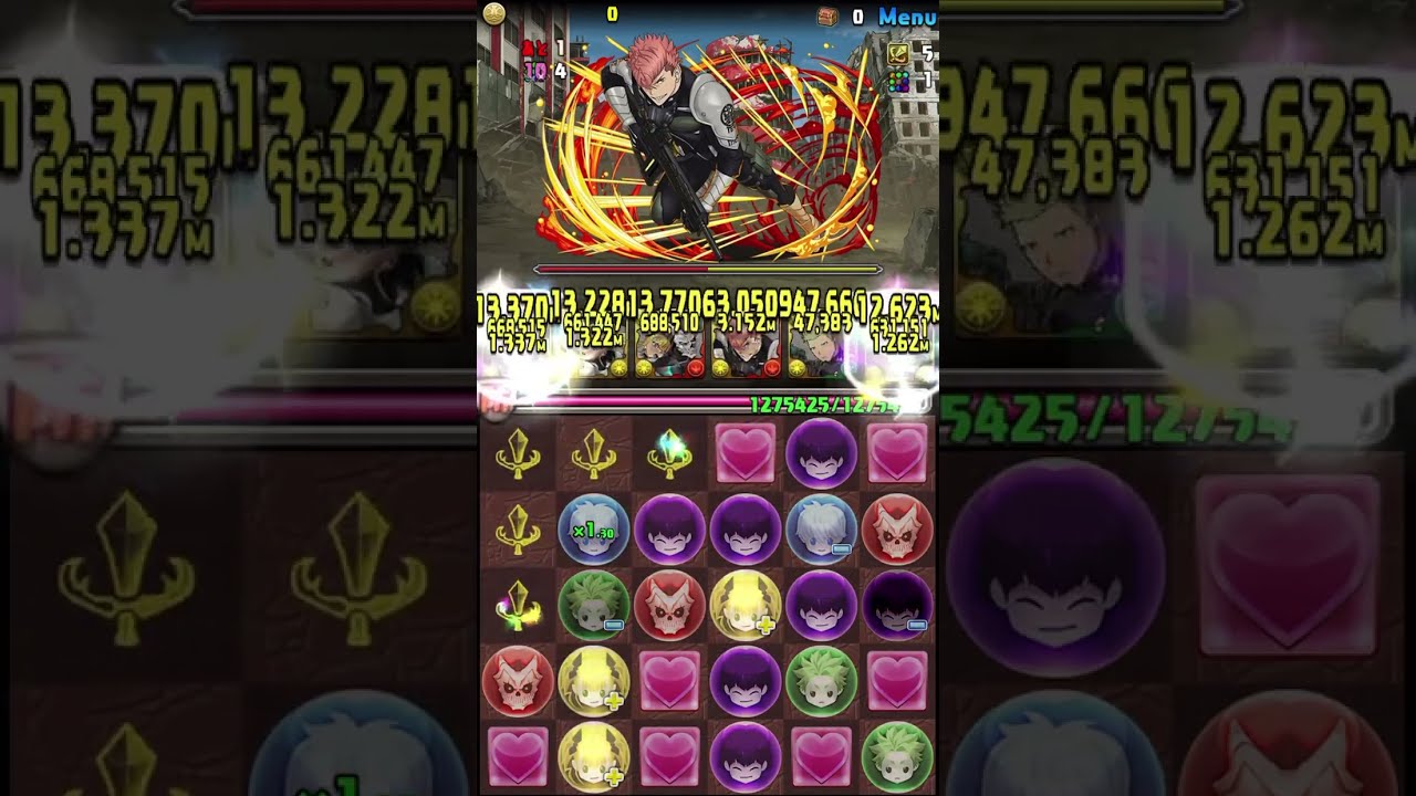パズドラ　怪獣８号　上級編 Lv10　周回　キコル （アシストなし）