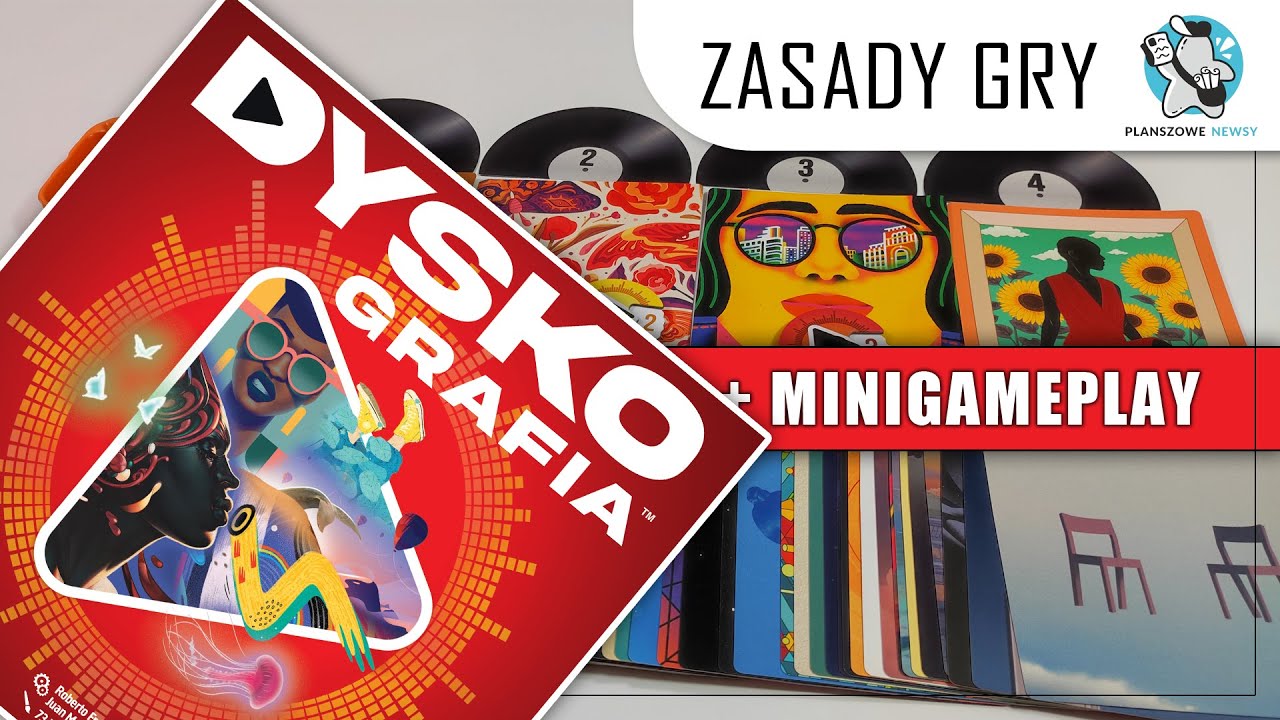 DYSKOGRAFIA || Muzyczna gra w skojarzenia || zasady + minigameplay || Lucky Duck Games